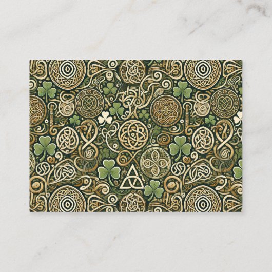 Celtic Bloom 名刺 (裏面)