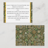 Celtic Bloom 名刺 (正面/裏面)