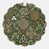 Celtic Bloom Ornament Card オーナメントカード (裏面)