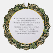 Celtic Bloom Ornament Card オーナメントカード (正面)