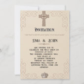 Celtic Christian Wedding Invitation 招待状 (正面)