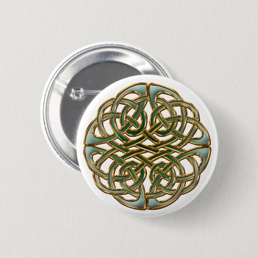 Celtic circle 缶バッジ (正面&裏面)