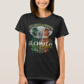 Celtic Claddagh Slainte Nge Irish Flag St. Patrick Tシャツ (正面)