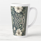 Celtic Clover Floral Charm カフェラテマグ (右)