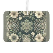 Celtic Clover Floral Charm カーエアーフレッシュナー (裏面)