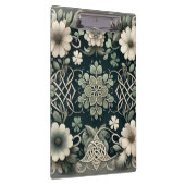 Celtic Clover Floral Charm クリップボード (右)