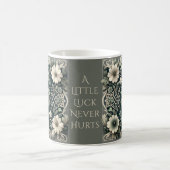 Celtic Clover Floral Charm コーヒーマグカップ (中央)