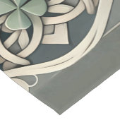 Celtic Clover Floral Charm ショートテーブルランナー (コーナー)