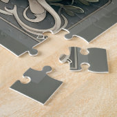 Celtic Clover Floral Charm ジグソーパズル (側面)