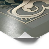 Celtic Clover Floral Charm フォトプリント (角)