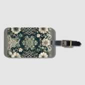 Celtic Clover Floral Charm ラゲッジタグ (正面横)