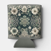 Celtic Clover Floral Charm 缶クーラー (裏面)