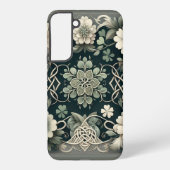 Celtic Clover Floral Charm Samsung Galaxyケース (裏面)