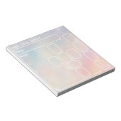 Celtic Crossタロットスプレッド(中、パステル)メモ帳 ノートパッド (アングル)