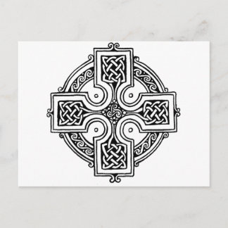 Celtic cross pattern ポストカード