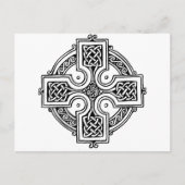 Celtic cross pattern ポストカード (正面)
