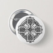 Celtic cross pattern 缶バッジ (正面&裏面)