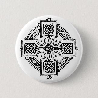Celtic cross pattern 缶バッジ