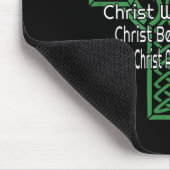 Celtic Cross Shirt St Patrick's Prayer Christian  マウスパッド (コーナー)