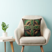 Celtic Cross Throw Pillow クッション (椅子)