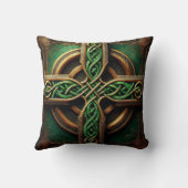 Celtic Cross Throw Pillow クッション (裏面)
