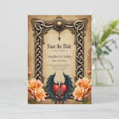 Celtic elegance with a heart and wings. セーブザデート (スタンド正面)