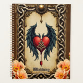 Celtic elegance with a heart and wings. プランナー手帳 (正面)