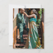 Celtic Frame Wedding RSVP Card (裏面)