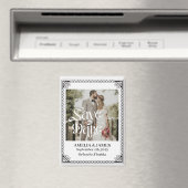 Celtic Frame Wedding Save the Date Magnet マグネット (インサイチュ (食洗機))