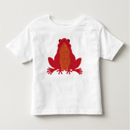 Celtic Frog - Red トドラーTシャツ