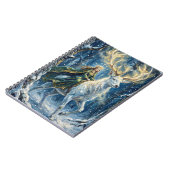 Celtic Goddess & Glowing White Stag ノートブック (左側)