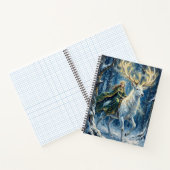 Celtic Goddess & Glowing White Stag ノートブック (内部)