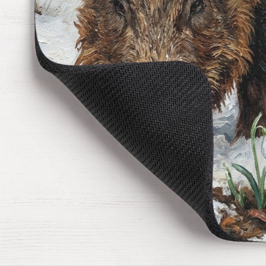 Celtic Goddess & Wild Boar マウスパッド (コーナー)