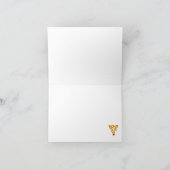 Celtic Golden D3個エレガント人用ノートカード カード (内部)