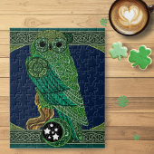 Celtic Green Owl ジグソーパズル