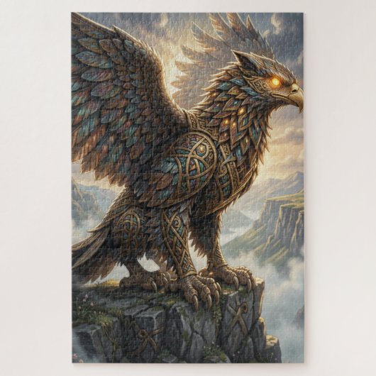 Celtic Griffin Jigsaw Puzzle ジグソーパズル (縦)