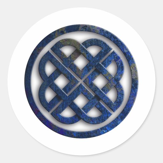 celtic knot ラウンドシール (正面)