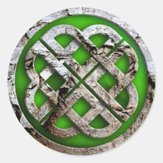 celtic knot ラウンドシール (正面)