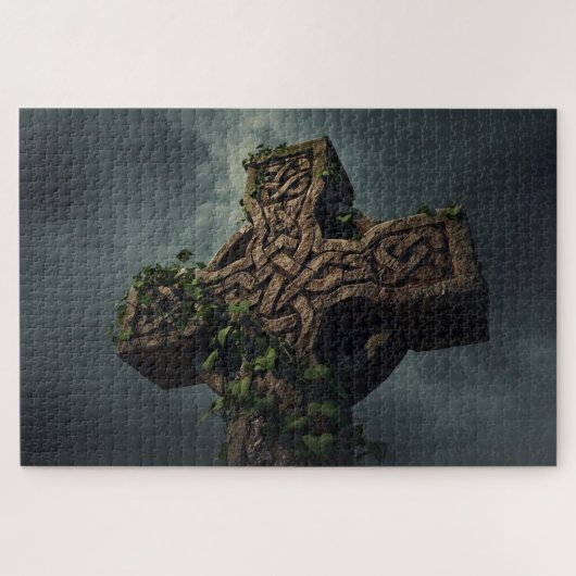 Celtic Knot Cross Jigsaw Puzzle ジグソーパズル (横)