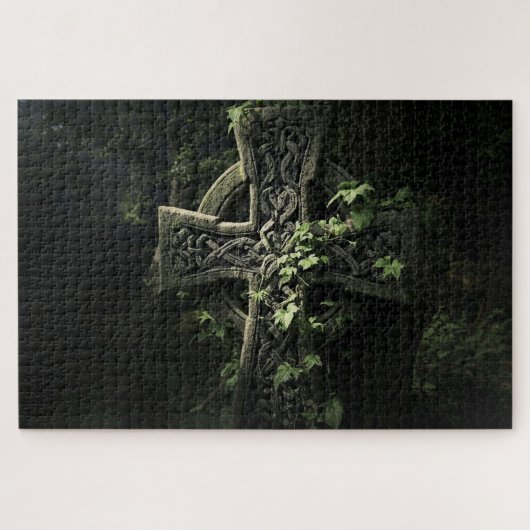 Celtic Knot Cross Jigsaw Puzzle ジグソーパズル (横)