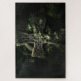 Celtic Knot Cross Jigsaw Puzzle ジグソーパズル