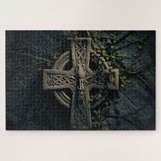 Celtic Knot Cross Jigsaw Puzzle ジグソーパズル (横)