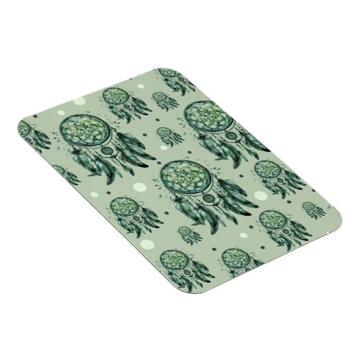 Celtic knot green dreamcatcher マグネット (右側)