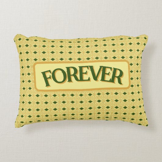 Celtic knot in gold アクセントクッション (正面)