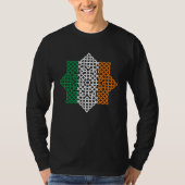 Celtic Knot Ireland Flag St Patricks Day for Men W Tシャツ (正面)