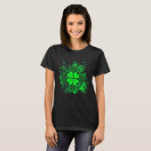 Celtic Knot Irish Shamrock Three Leaf Clover St Pa Tシャツ (正面フル)