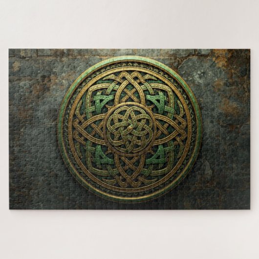 Celtic Knot Mandala Jigsaw Puzzle ジグソーパズル (横)