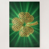 Celtic Knot Shamrock Jigsaw Puzzle ジグソーパズル (縦)