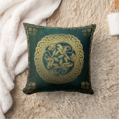 Celtic Knot Throw Pillow クッション (ブランケット)