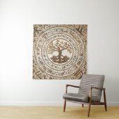 Celtic Knot Tree of life -Yggdrasil タペストリー (インサイチュ)